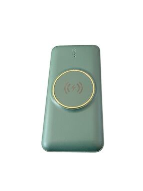 Wireless Magnetic Power Bank in Sage Green